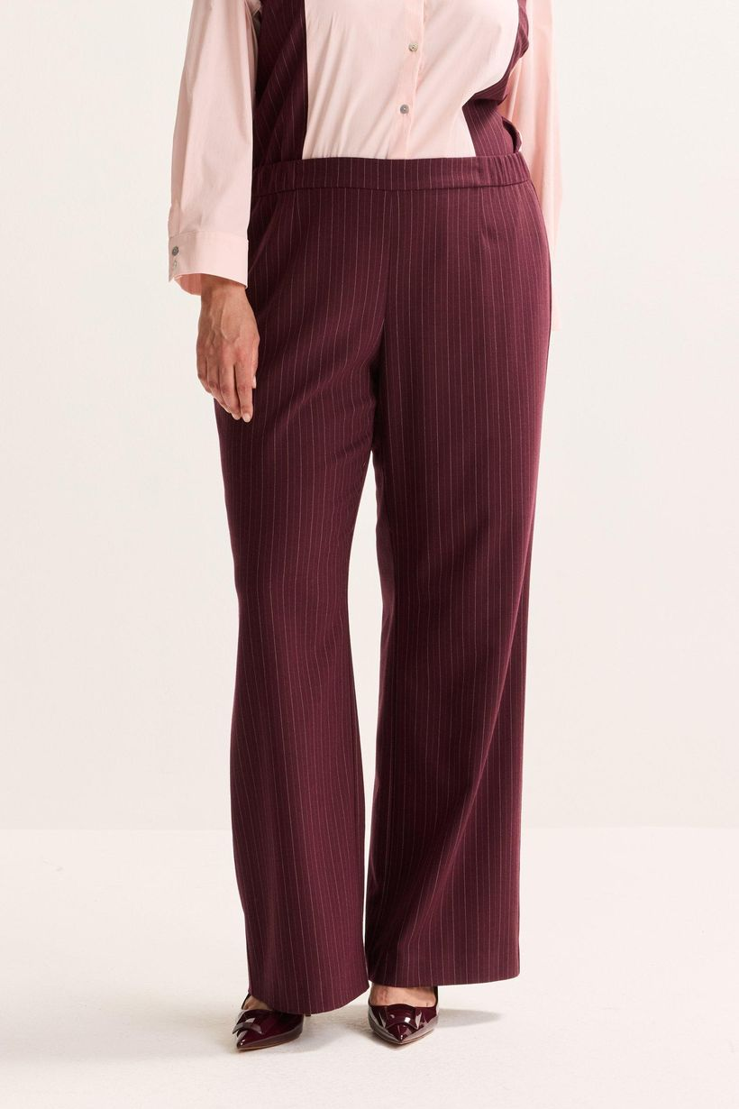 Mayerline broek bordeaux stripes chinouka