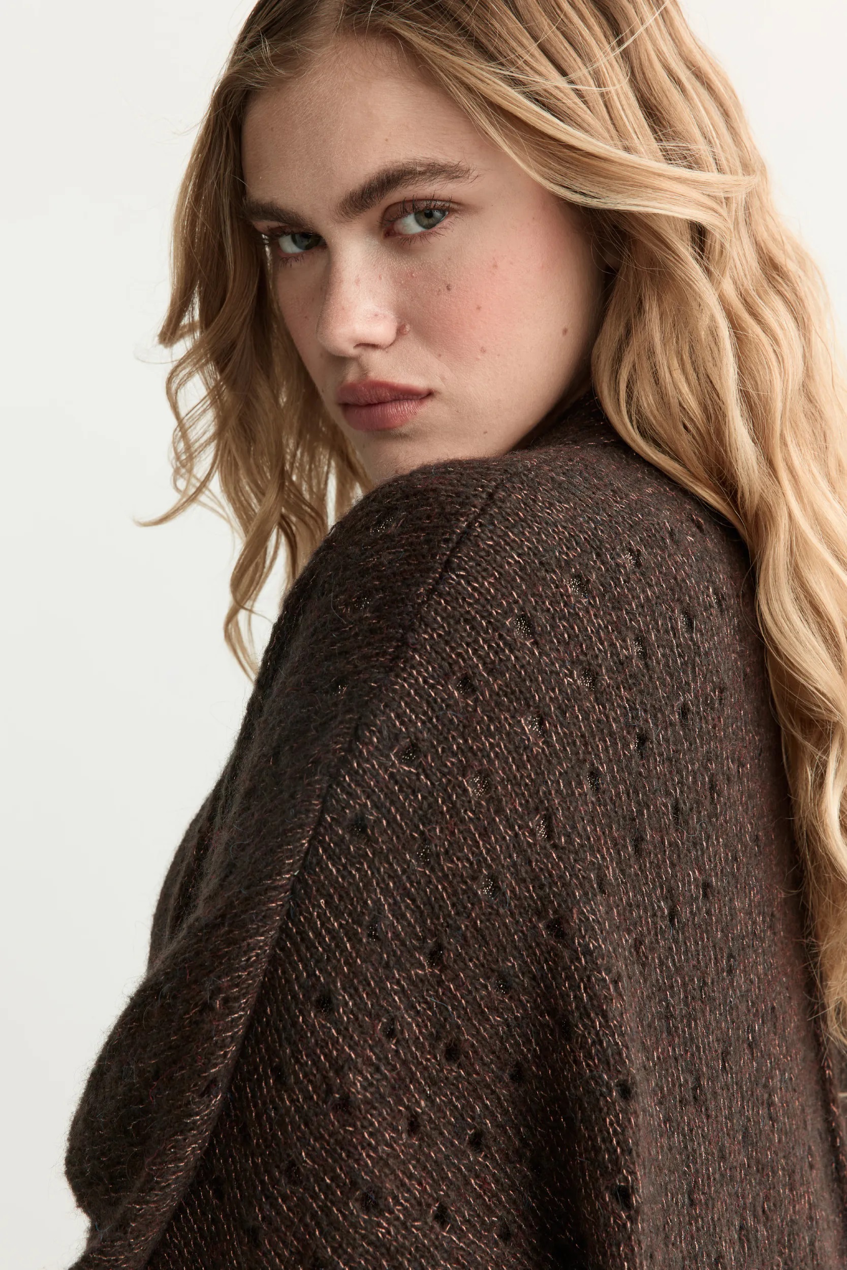 Xandres Cardigan bruin