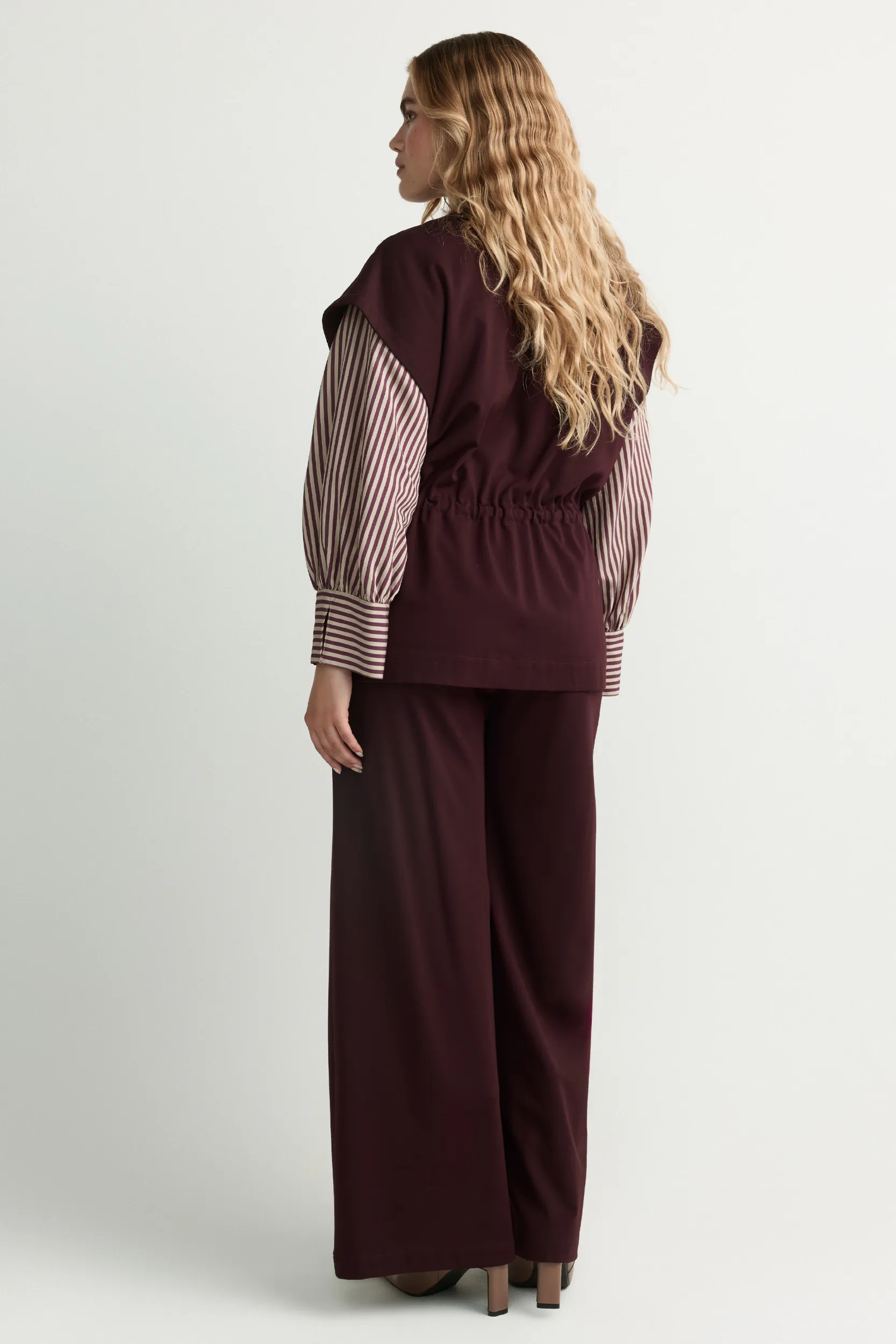 Xandres Broek raspberry stretch, wide