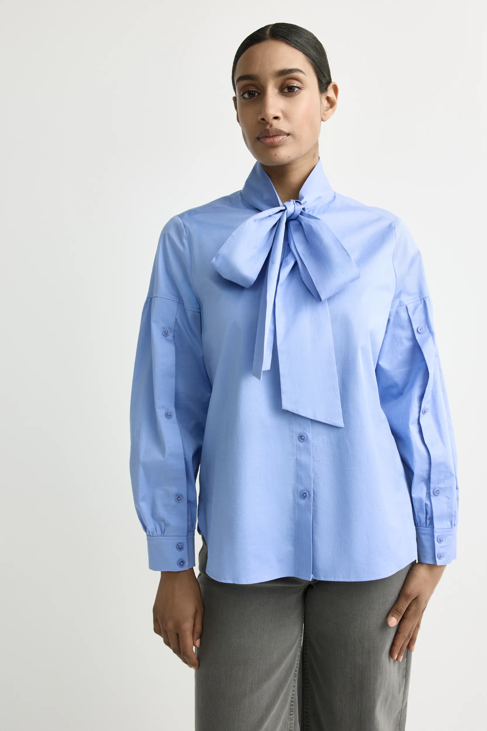 Xandres bloes strik blauw