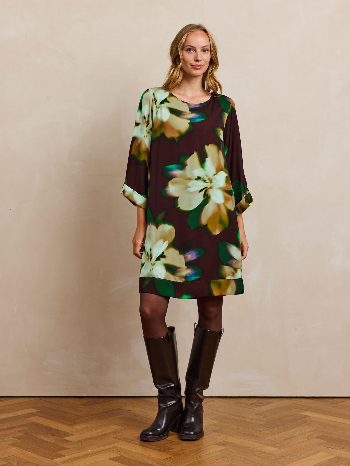 Comme Ca kleed groen kayleigh