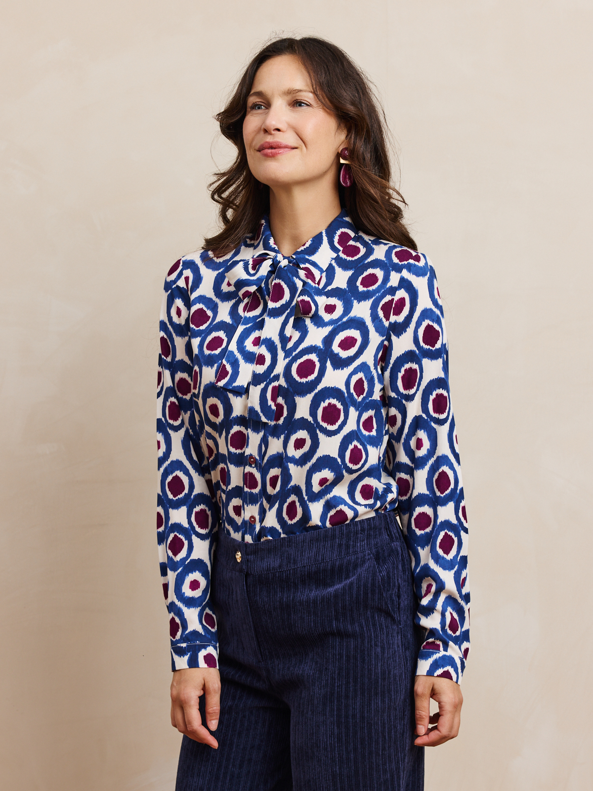 Comme Ca bloes retroprint roberte