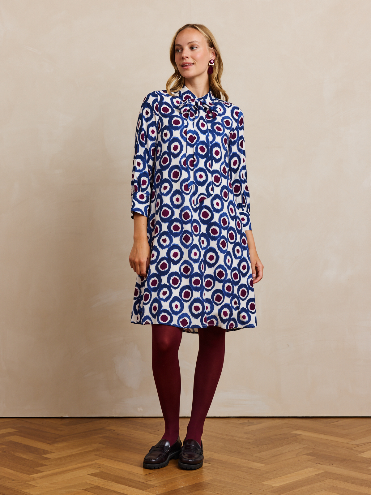 Comme Ca kleed retroprint robin