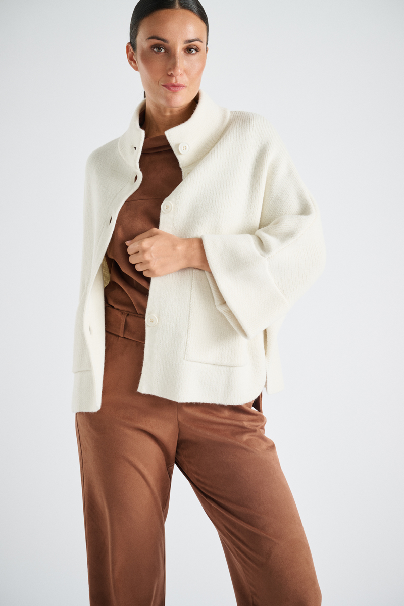 Marie Mero poncho creme cp72