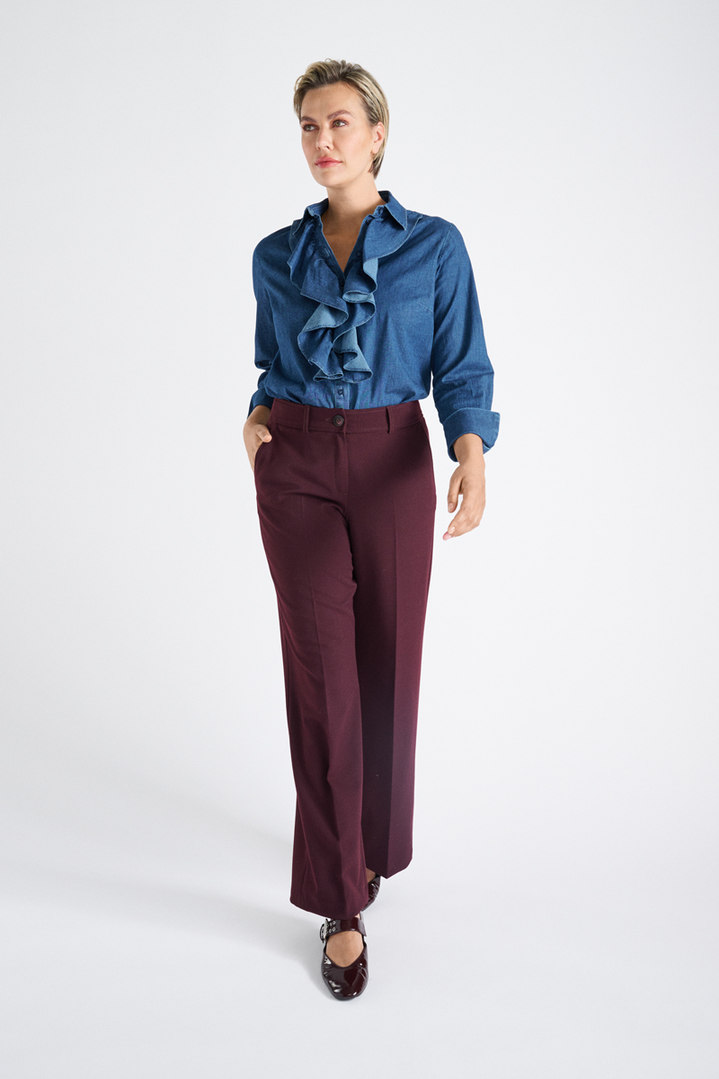 Marie Mero broek bordeaux tr41
