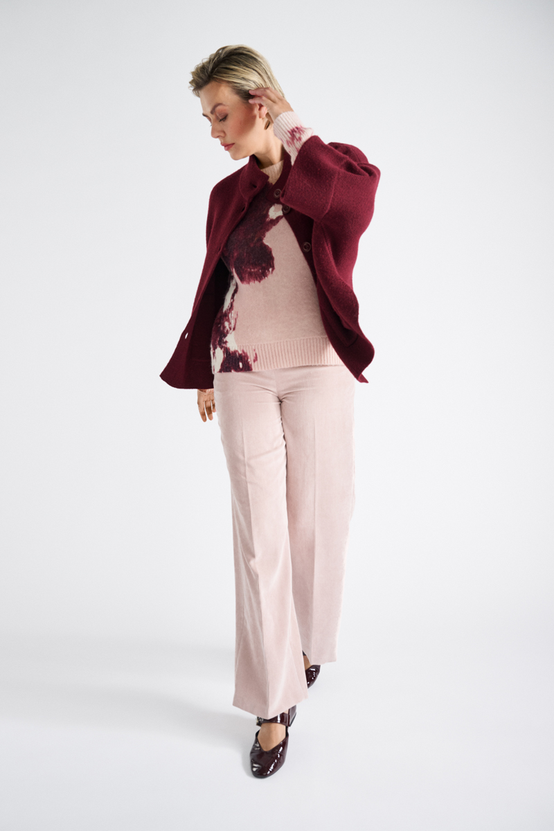 Marie Mero Cape bordeaux