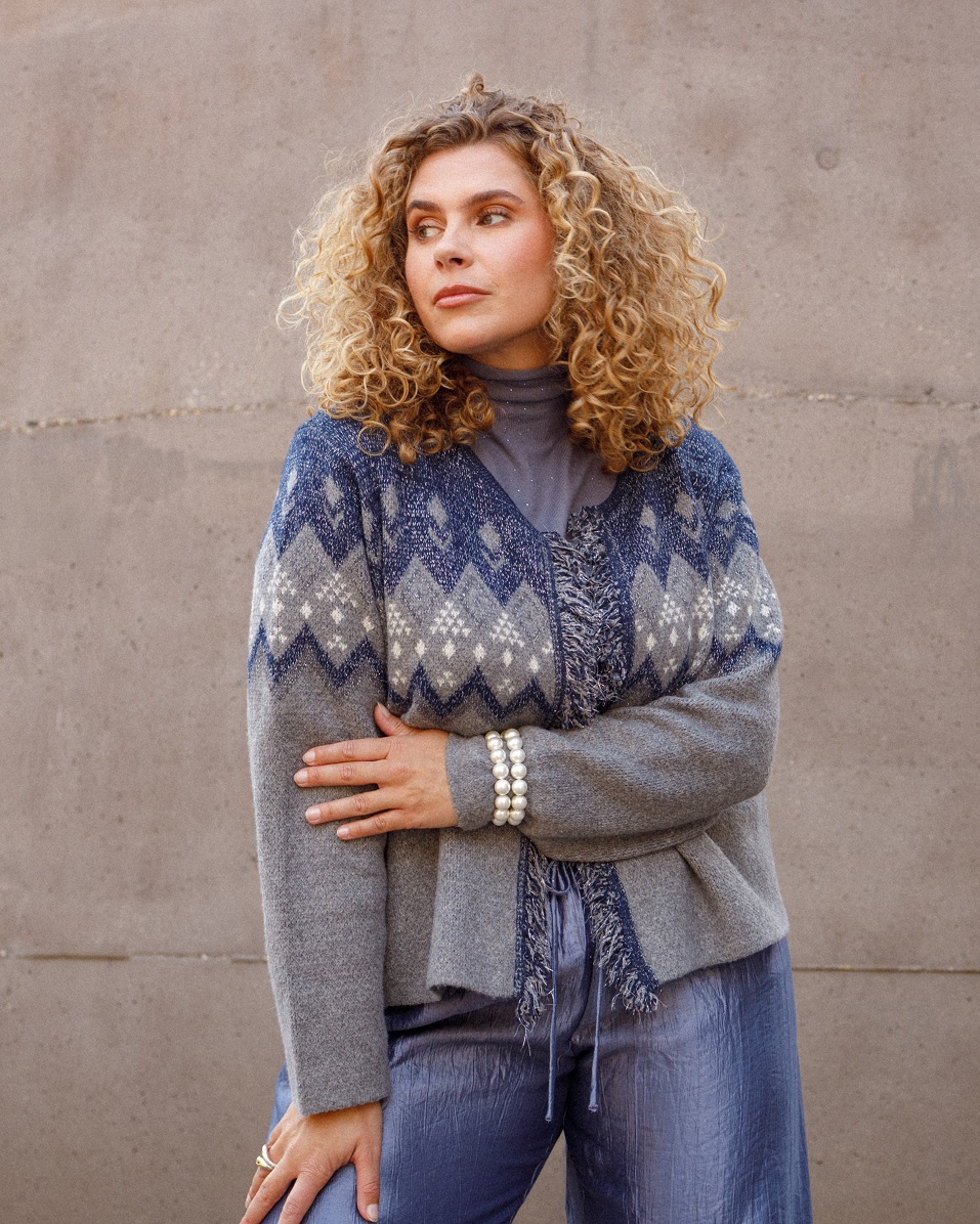 Yest cardigan nordic look